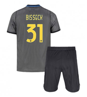 Inter Milan Yann Bisseck #31 Tredjetrøje Børn 2026-27 Kortærmet (+ Korte bukser)
